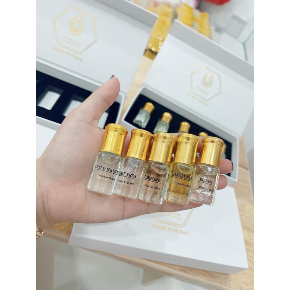[HÀNG NHẬP] Set tinh dầu nước hoa Dubai dạng lăn | Thế Giới Skin Care