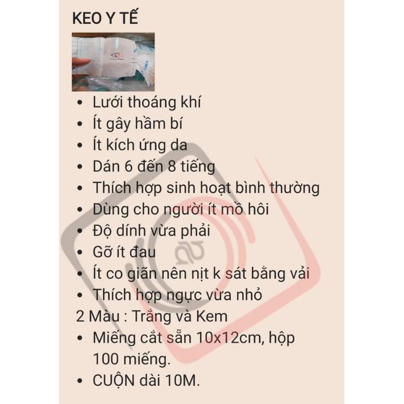 Keo Dán Ngực Tomboy - Keo Y Tế - Dành cho Trans Sb Tomboy