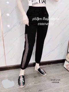 Quần kaki phối lưới hông (HS)