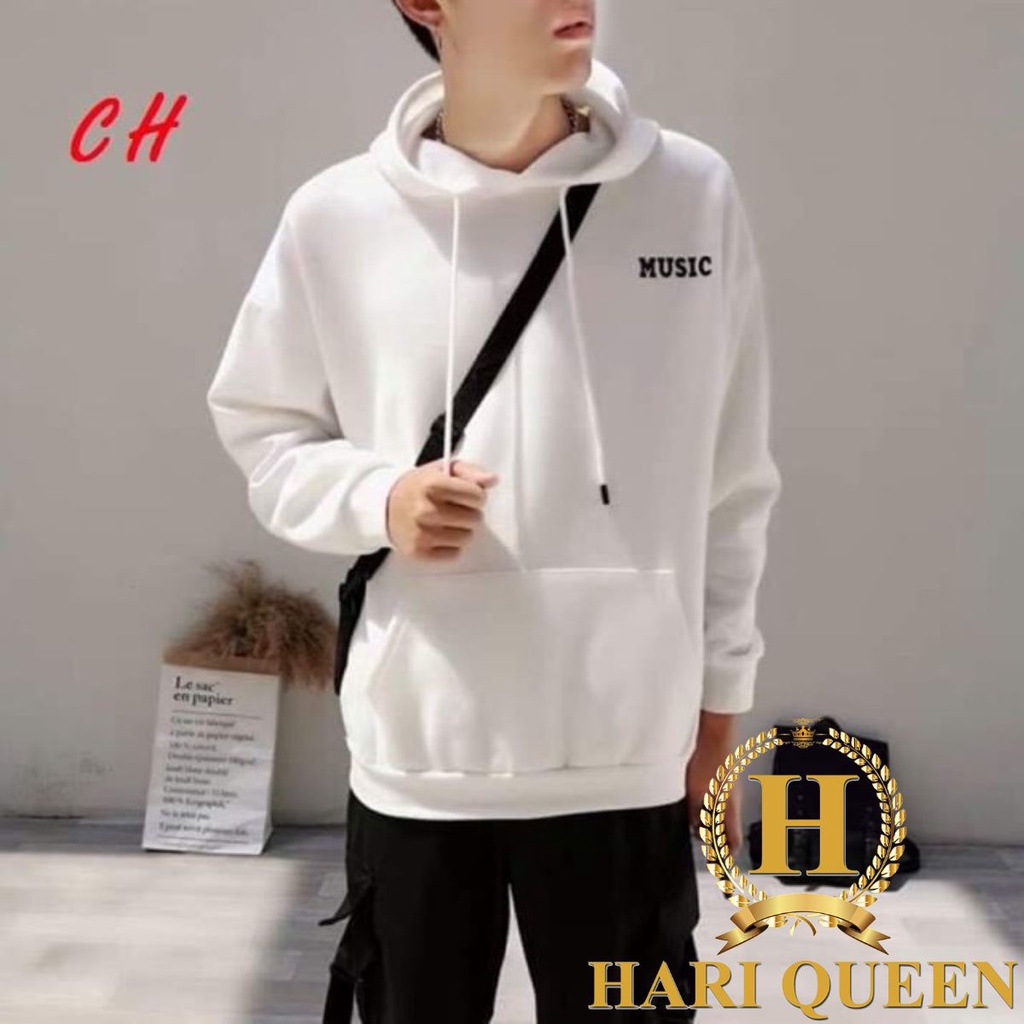 Áo hoodie Music góc ngực COH0919