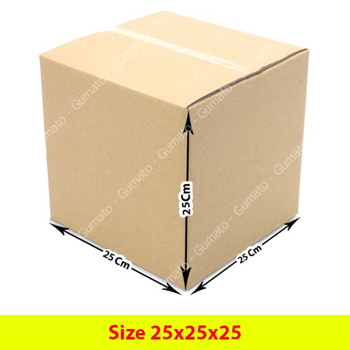 Combo 20 thùng KBS1 25x25x25 giấy carton gói hàng Everest