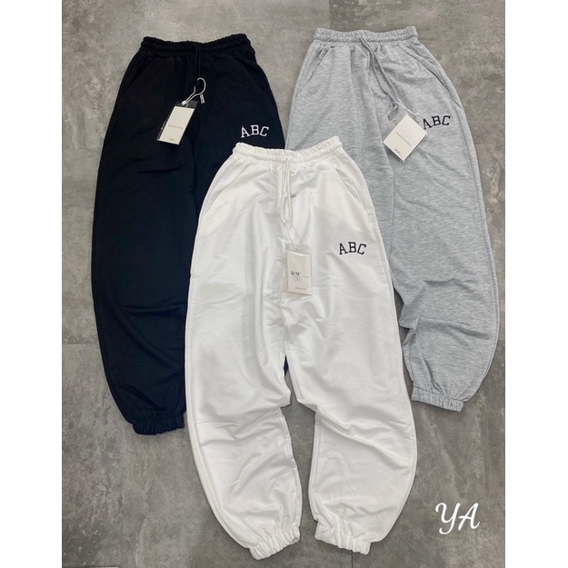 Quần boom thêu chữ ABC cưng sỉu