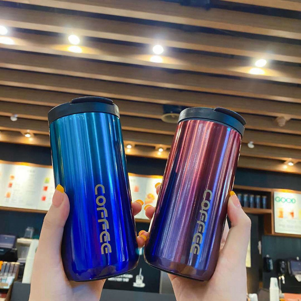 [CÓ QUÀ TẶNG]❤️❤️ Bình giữ nhiệt Cốc Giữ Nhiệt Khắc Tên Coffee HOLIC 2021 Inox 304 Cao Cấp - SHOPGIATOT1989