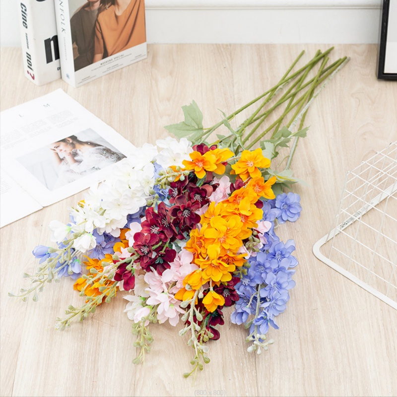 Hoa giả - Hoa Phi Yến Havi (65-70cm) nhiều màu sắc bền, đẹp trang trí thanh mát