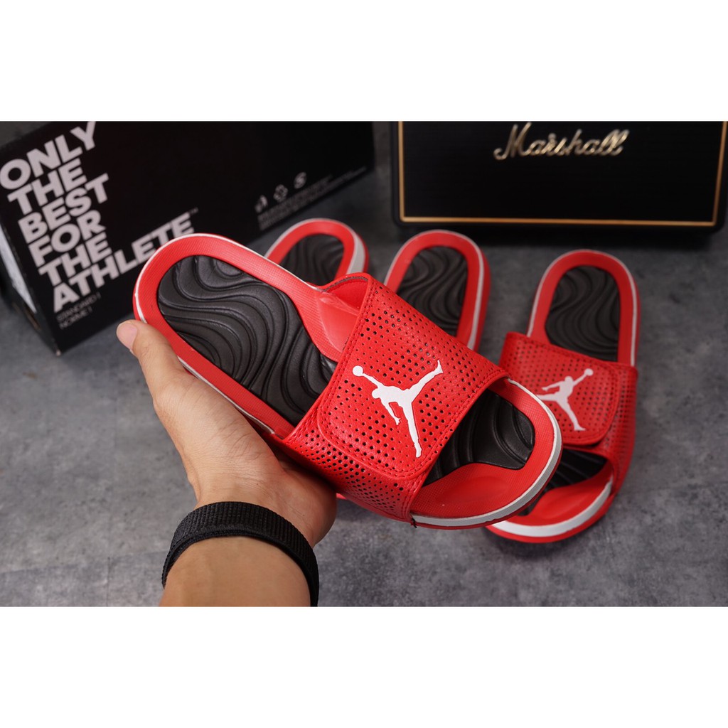 Dép Jordan 5 - ĐỎ/ĐEN . Size 36-45