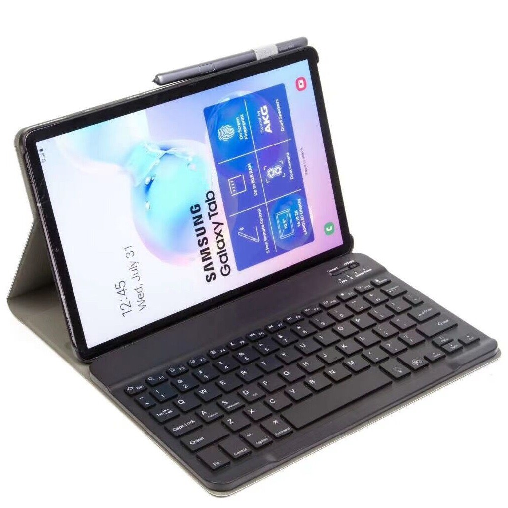 Bao da kèm bàn phím Bluetooth cho Samsung Galaxy Tab S7 Plus/FE 12.4 inch/Tab S7 11 inch/Tab S6/Lite Keyboard