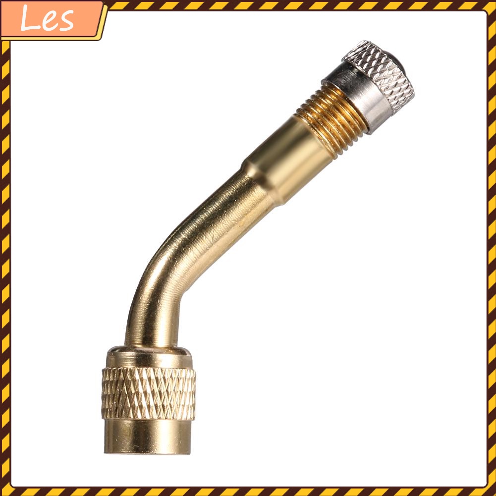 Van bơm hơi bánh xe hơi bằng đồng thau kèm đầu nối dài tiện dụng tùy chọn màu sắc