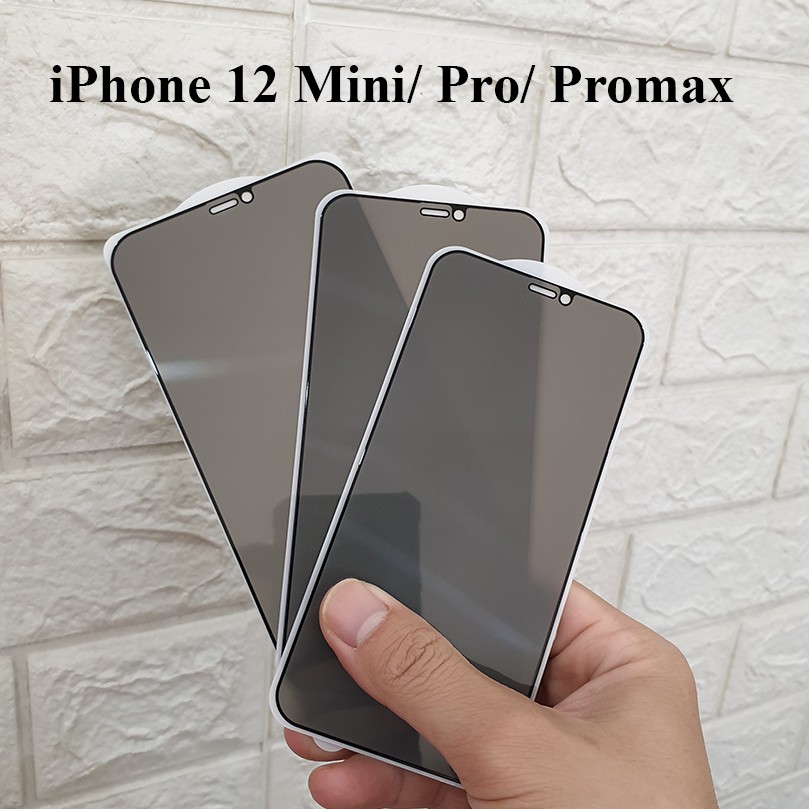 Dán cường lực phủ màn hình chống nhìn trộm iPhone 12 Mini 15 Pro Max 14 Pro Max 15 Plus 12 Pro Max 13 Mini 13 Pro Max