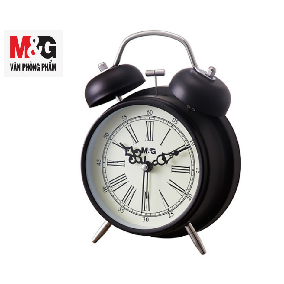 Đồng hồ báo thức M&amp;G ARC92501/ARC92502 bằng sắt (giao màu ngẫu nhiên)- 1 cái