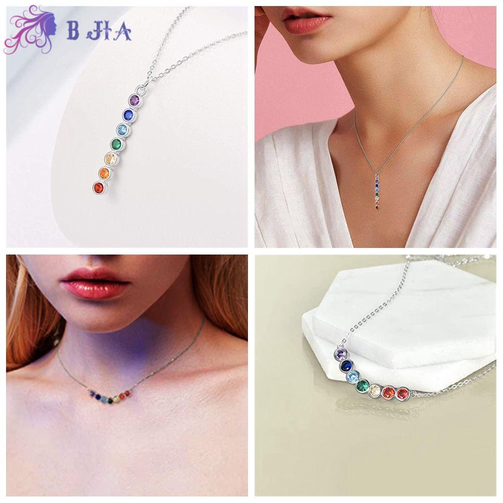 Vòng cổ mặt đá thạch anh tím thời trang cho nữ