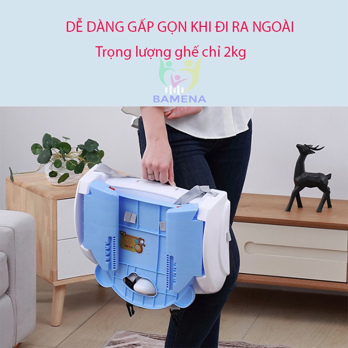 Ghế ăn dặm cho bé đa năng đầy đủ phụ kiện giúp con ăn ngoan vui khỏe