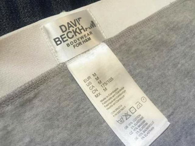 QUẦN LÓT NAM DAVID BECKHAM BOXER MADE COMBODIA