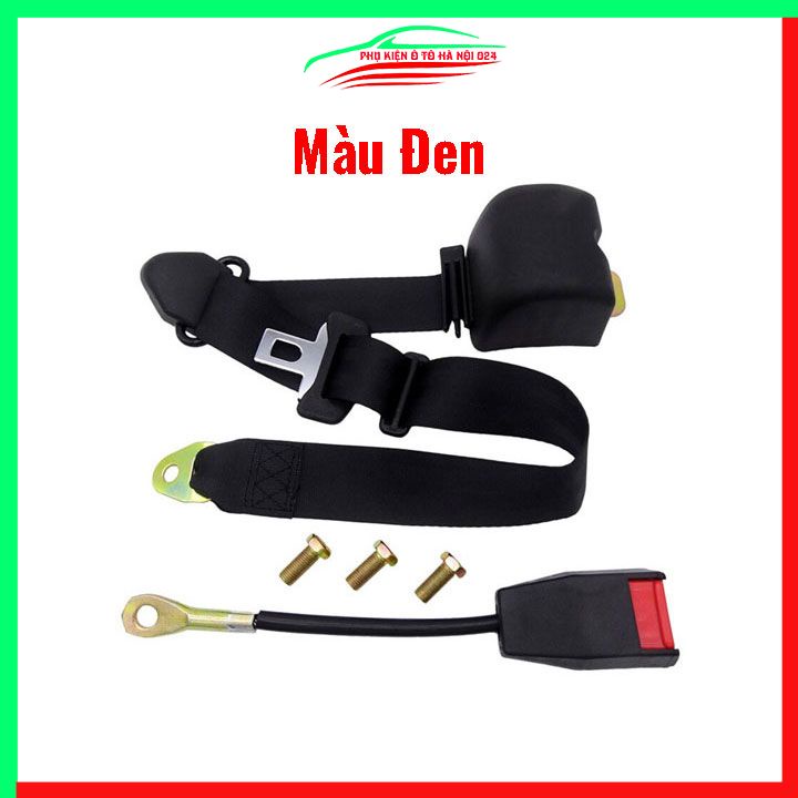 Dây đai an toàn tự động màu đen chắc chắn 2.8m dùng cho lái xe ô tô bản rộng 5cm