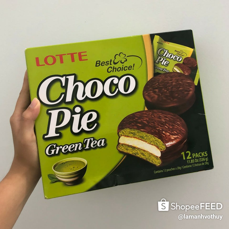 Bánh Chocopie Orion Matcha Trà Xanh (336g)