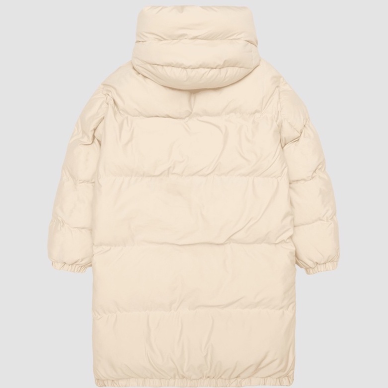 Áo khoác phao dáng dài 1991 Cotton Hooded Padded Jacket