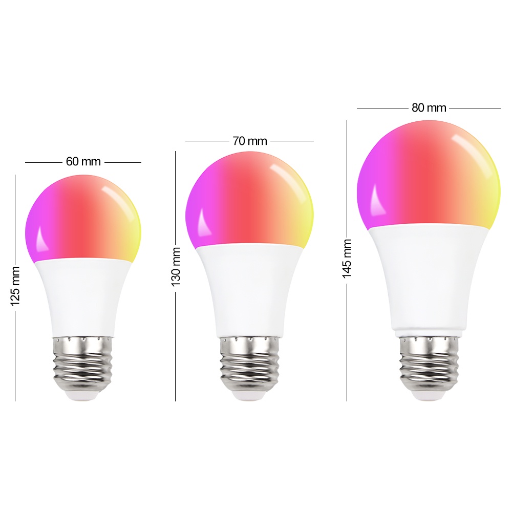 Bóng Đèn Led RGBW E27 7W 12W 15W 15W 24 Phím Điều Khiển Từ Xa AC85-265V