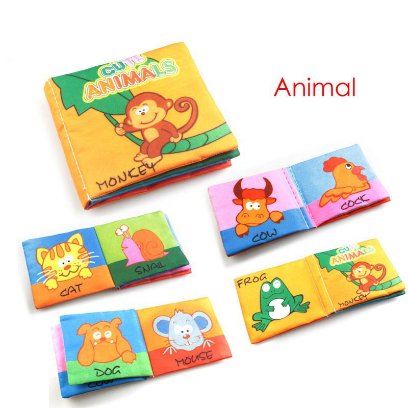 Coolplay Set 1/6 sách vải mềm hình dáng dễ thương cho bé