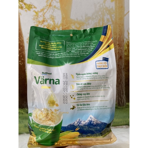 Ngũ cốc dinh dưỡng Värna Calcium Túi 500g/20 gói*20g
