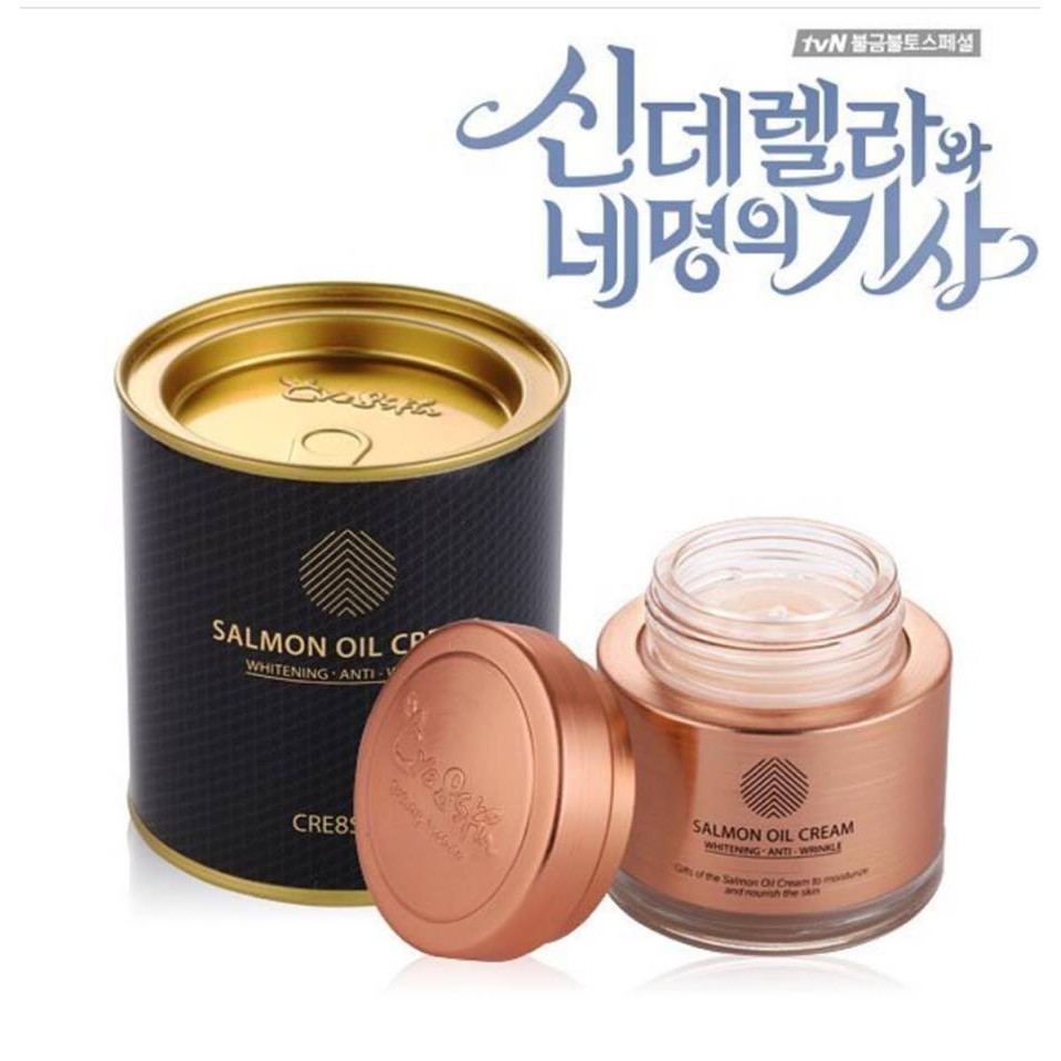 KEM CÁ HỒI /Kem dưỡng trắng da và chống lão hóa chiết xuất Cá Hồi Salmon oil cream cao cấp chuẩn Hàn