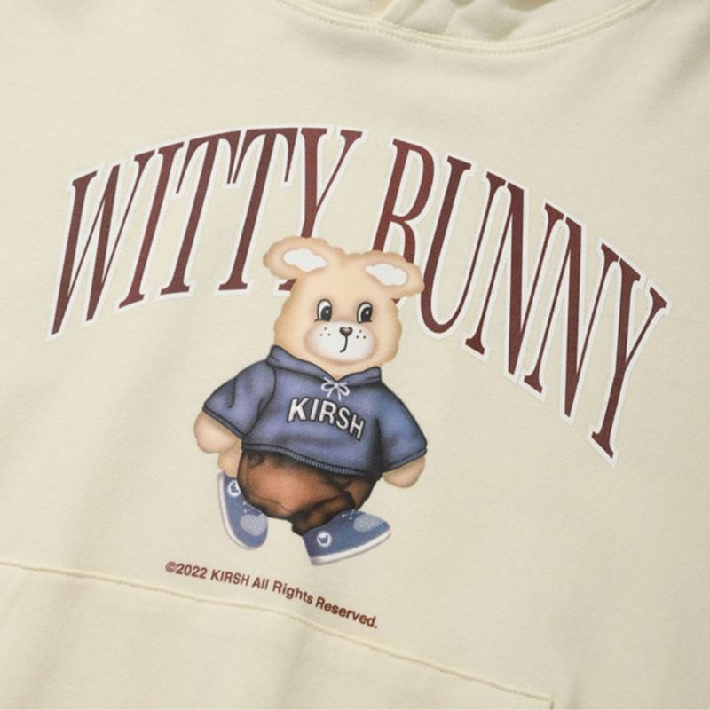 Áo khoác Hoodie Kirsh Witty Bunny Jang Wonyoung đáng yêu phong cách Hàn Quốc