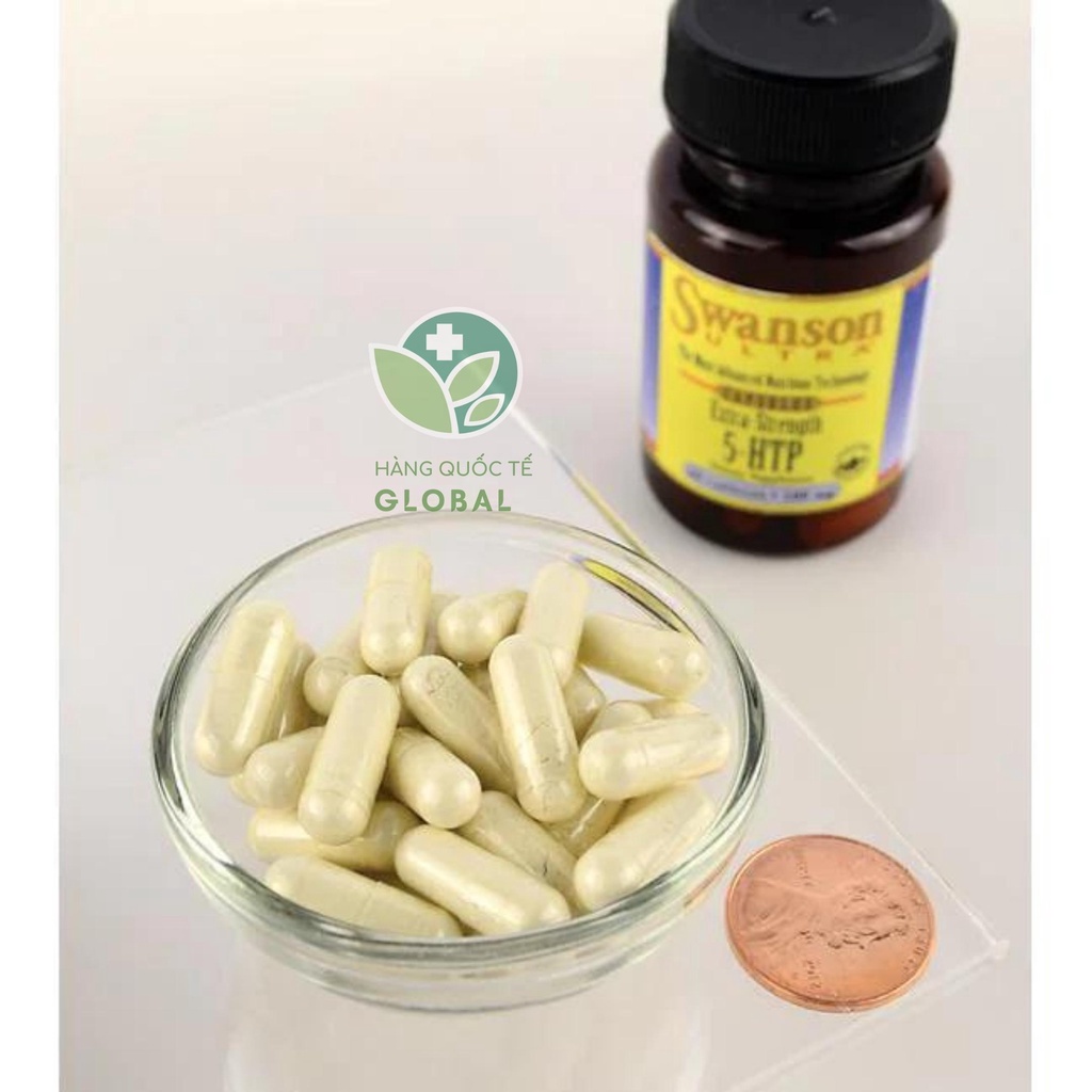 SWANSON 5 - HTP, 60 viên, Hỗ trợ giảm căng thẳng, lo âu - Y Dược Xanh