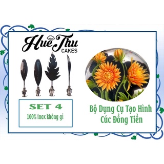 Kim làm thạch rau câu 3D hoa Cúc Đồng Tiền cao cấp không gỉ
