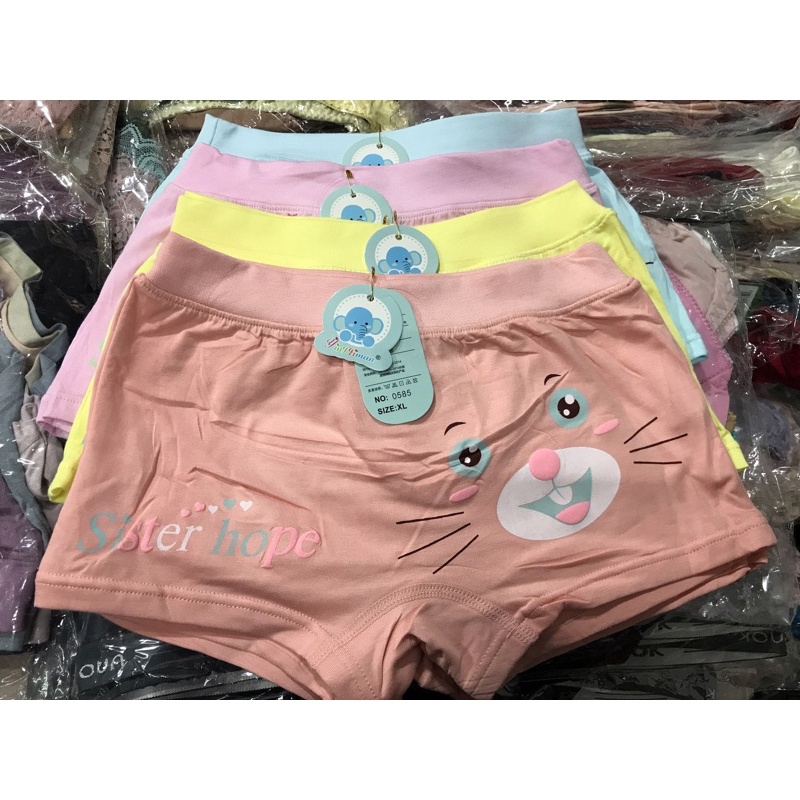 Quần xì đùi bé gái hình động vật dễ thương