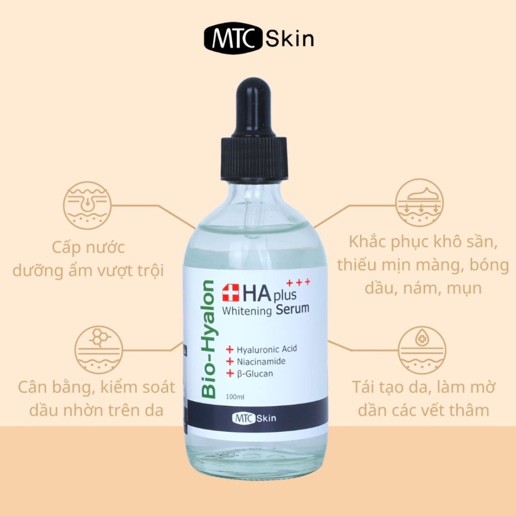 Serum Hydro B5 Phục Hồi - Serum Vitamin C Làm Trắng Da - Serum HA Cấp Ẩm, Căng Bóng Chính Hãng MTC Skin Hàn Quốc