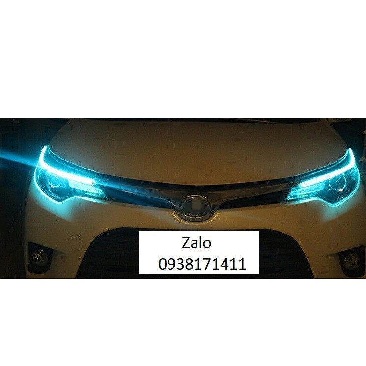 SS Led mí ô tô audi chạy đuổi DRL đèn ban ngày daylight và xi nhan. 45 3