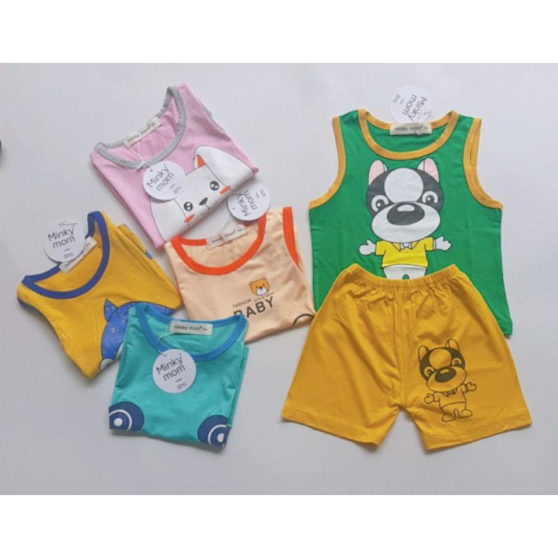 bộ ba lỗ hình thú cotton lạnh mẫu mới cho be