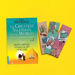 Bookmark cài dễ thương - người bán hàng vĩ đại nhất thế giới - freeship xtra