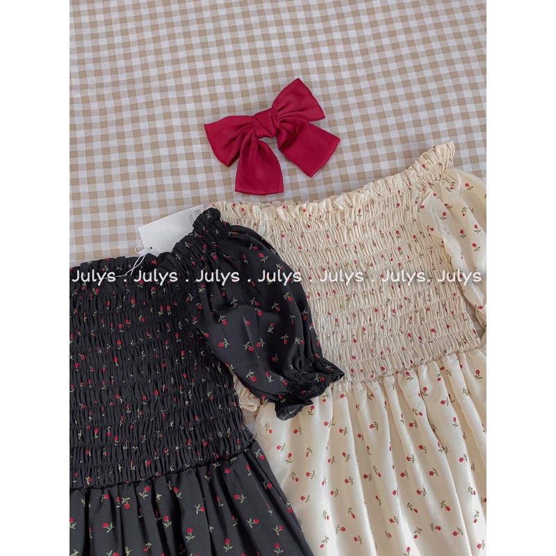 [Mã FAGREEN1505 giảm 10% tối đa 30K đơn 99K] Váy trễ vai chun ngực (ảnh thật shop chụp kèm video) | BigBuy360 - bigbuy360.vn