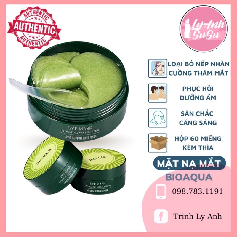 Mặt nạ mắt Bioaqua hộp xanh