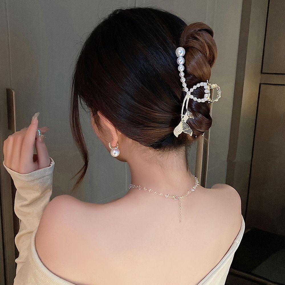 Kẹp Tóc Hình Cá Mập Phong Cách Vintage Thanh Lịch Cho Nữ