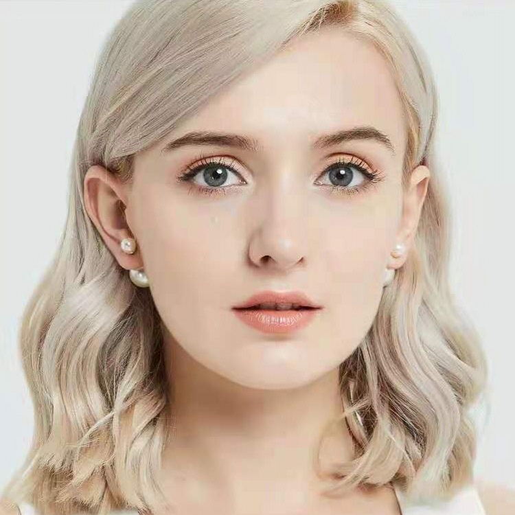 Bông tai ngọc trai hai mặt thời trang Hàn Quốc cho nữ