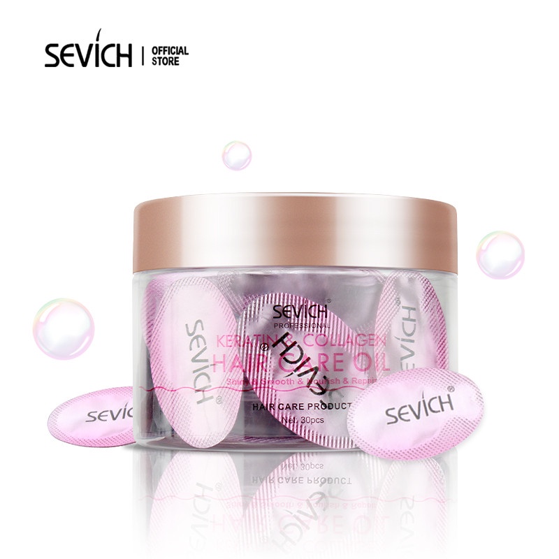 Set 5 tinh dầu keratin collagen Sevich nuôi dưỡng chăm sóc tóc