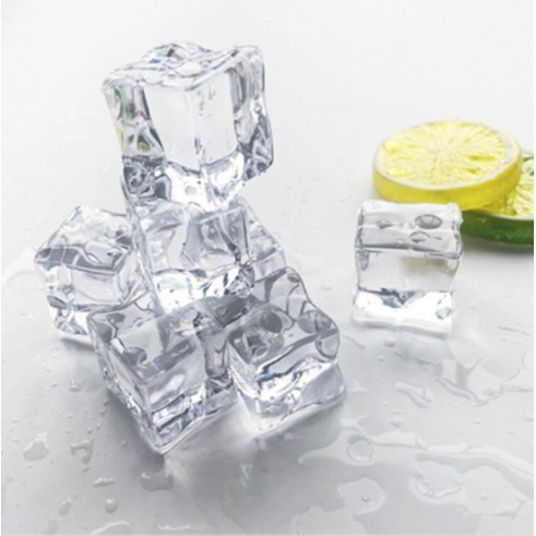 Đá viên trang trí chụp hình food, cafe, nước uống. Viên đá giả trong suốt phụ kiện trang trí chụp ảnh