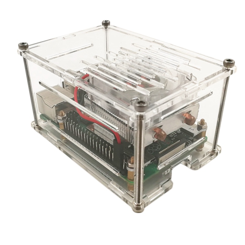 Vỏ Bảo Vệ Trong Suốt Cho Raspberry Pi 4B