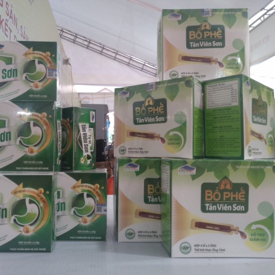 Bổ phế Tản Viên Sơn - hỗ trợ bổ phế, giảm ho, giúp giảm đờm, giảm đau rát họng, khàn tiếng do viêm họng, viêm phế quản.