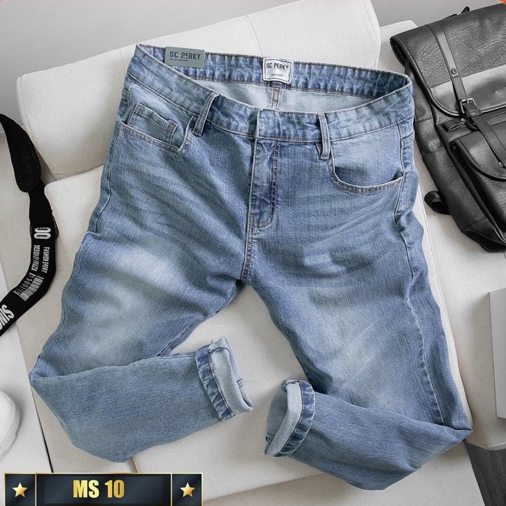 Quần jean nam xanh trơn chất bò cao cấp co dãn 4 chiều đẹp from dáng skinny mẫu mới thời trang cao cấp beautiulgilr K04