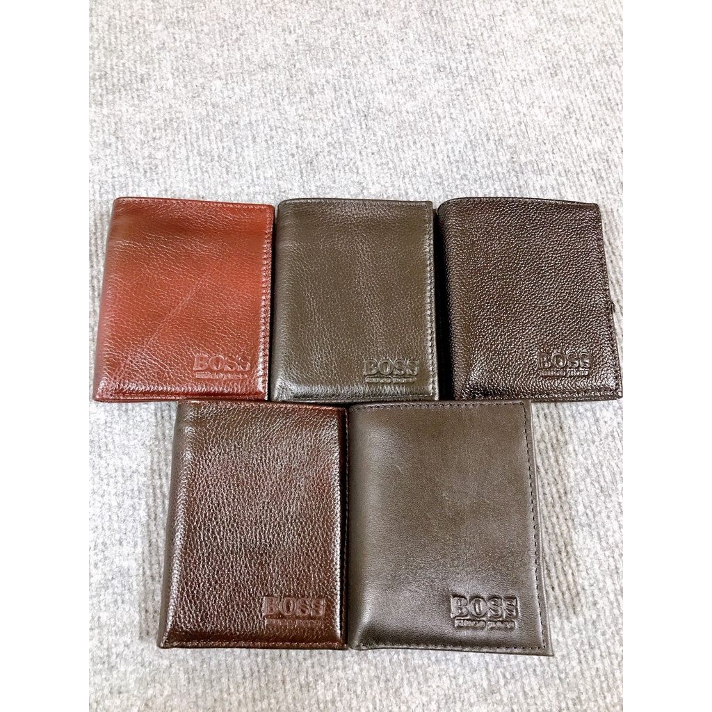 Ví da bò 100%, hàng Việt Nam xuất dư Cambodia thanh lý - ví dọc