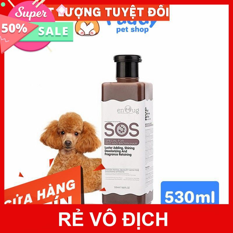 [ RẺ VK-L]Sữa Tắm Chó Mèo SOS Special For Red And Brown Hair - Cho Lông Màu Nâu Đỏ