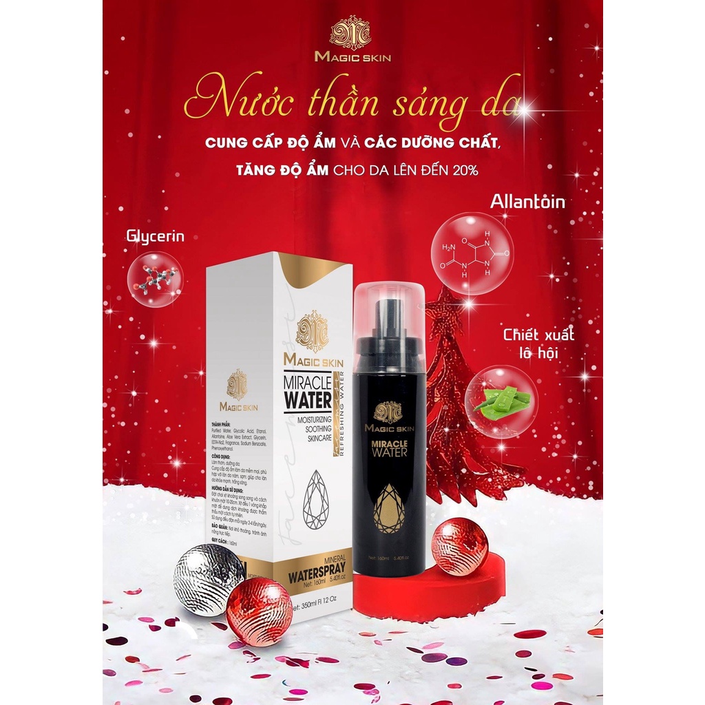 Xịt khoáng MagicSkin Miracle Water 👍 Dưỡng ẩm , Làm thơm ✔ CHÍNH HÃNG | BigBuy360 - bigbuy360.vn