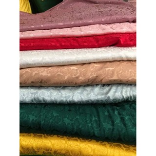 Vải csr lụa gấm vân chìm đủ màu