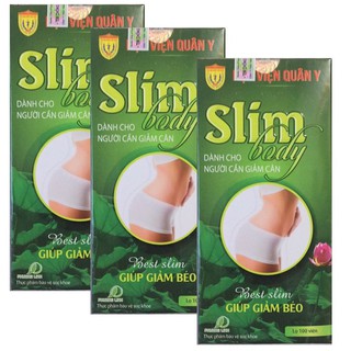 Combo 3 hộp Giảm cân Slimbody học viện quân y