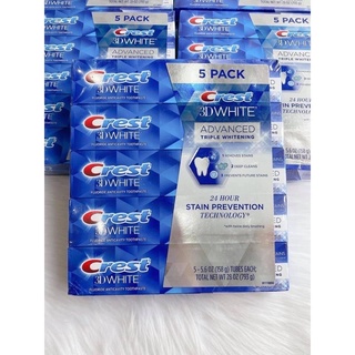 Kem đánh răng Crest 3D White Advanced Triple Whitening