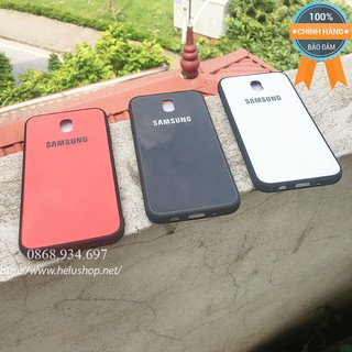 Ốp lưng Samsung J7 Pro mặt kính cường lực viền dẻo