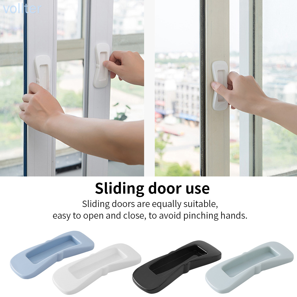 Set 2 Tay Cầm Kéo Cửa Bằng Nhựa Tiện Lợi