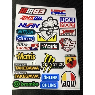 Tem dán xe chống nước số 11