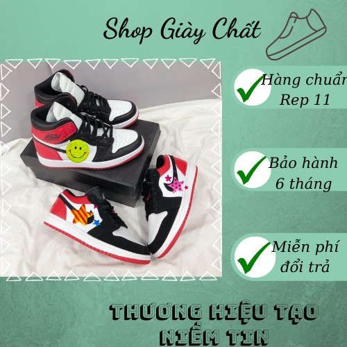 Giày Sneaker Nam Nữ ❤️FREESHIP❤️ Giày JD Trắng Đỏ Full Size Nam Nữ
